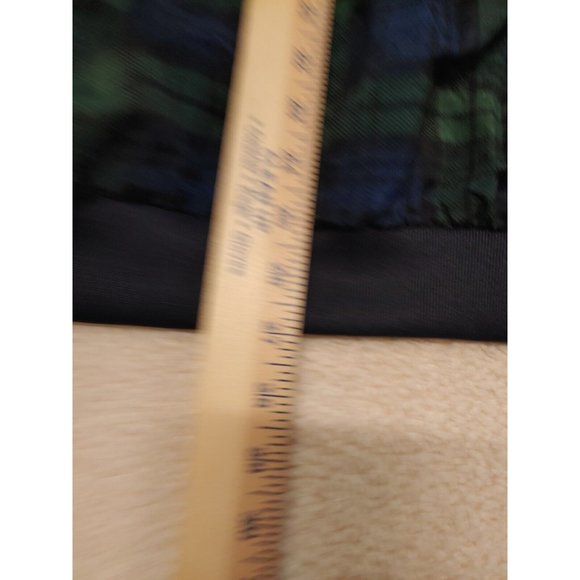 Vintage Winner Mate Golf Collection Pullover Tartan Plaid Green Blue Mens Size M - Picture 5 of 11